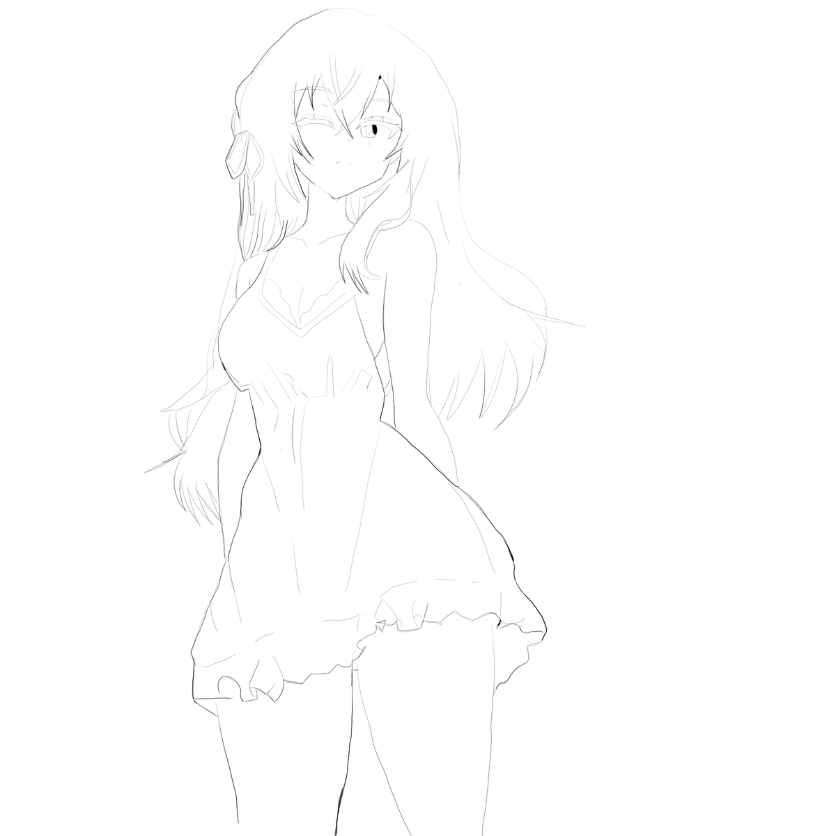 mr_Berck's tweet photo. Line Art is Done, it´s take too much time!

#anime_girls #mangaart #Sketching #digitalart #sketchart #anatomy #manga https://t.co/SH318UsZmM