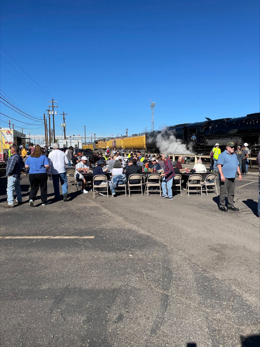 Union Pacific invited employees and their families to private viewings of Big Boy #UP4014 during the 2024 Heartland of America tour. Thank you to everyone that joined us for our final stop in Denver (while Big Boy got a bath)!