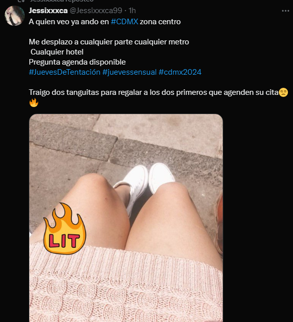 AndyGam99's tweet photo. Solo para recordar que este perfil antes @Jessica39337049  ahora  @Jessixxxca99 es estafa se queda con el depósito #JuevesDeTentación  #Juevessensual #Cdmx2024 #Edomex #Cdmx https://t.co/UuFars6lqQ