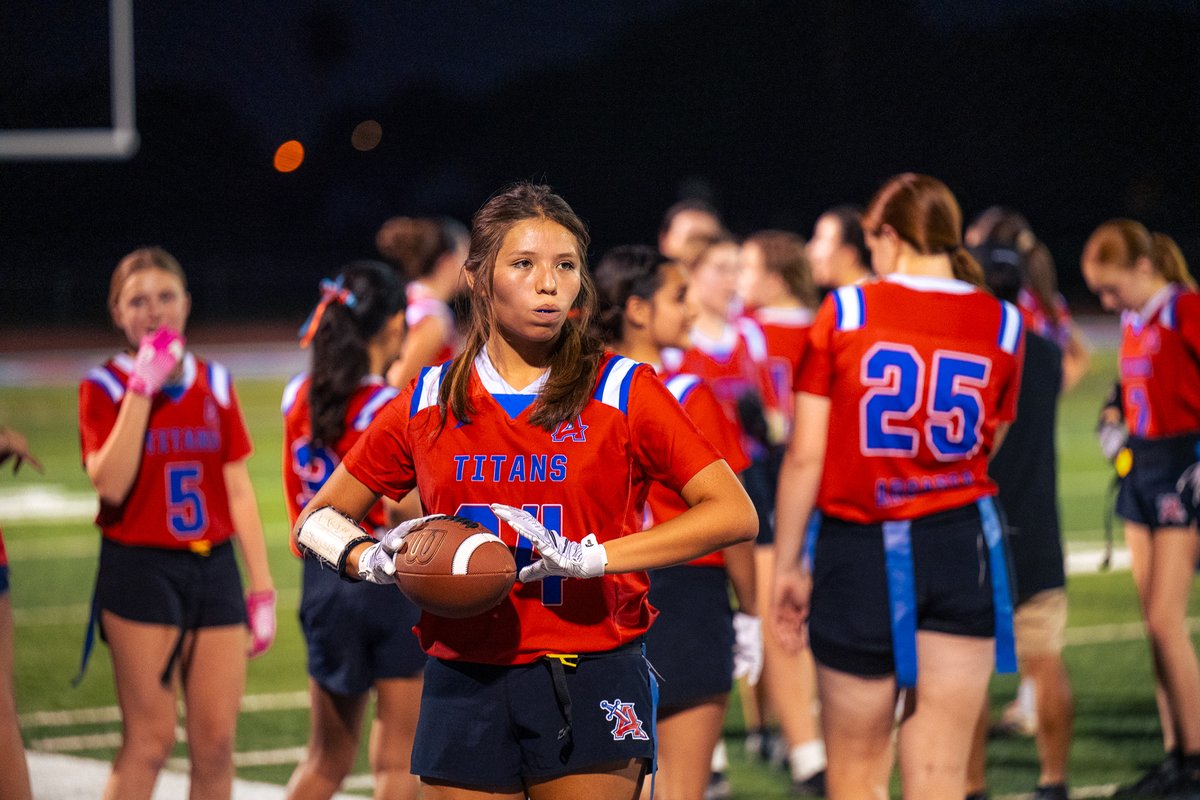 🏈 This school year marks the exciting start of SUSD's first-ever Girls' Flag Football season, and it has been amazing to watch our athletes take on this new sport! Don't miss out—come cheer them on at a game before the season concludes! 💪 #ElevateExcellence #FlagFootball