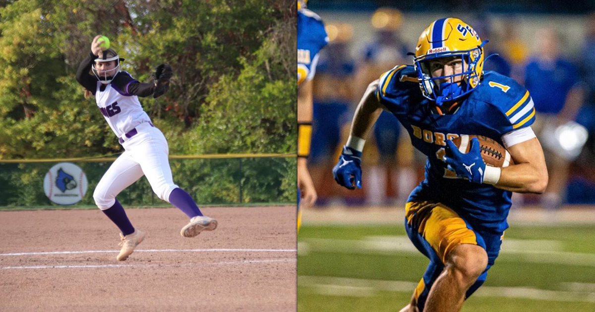 Fall sports are soon to wrap up, so let's cheer on these amazing athletes - Addy Denny @Ad_softball of @pnvikings and <a href="/HaydenWolfe25/">Hayden Wolfe</a> of <a href="/BorgiaHS/">St. Francis Borgia High School</a> - who were selected as the September #MercySportsMed Athletes of the Month. More: ow.ly/k2vb50TQZk4