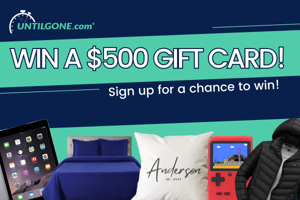 SweepsAdvantage's tweet image. Exciting news! Don't miss the opportunity to score a $500 gift card from UntilGone. Enter now for your chance to win! 🎉💳 #untilgone #giveaway sweepsadvantage.com/sweepstakes-14…