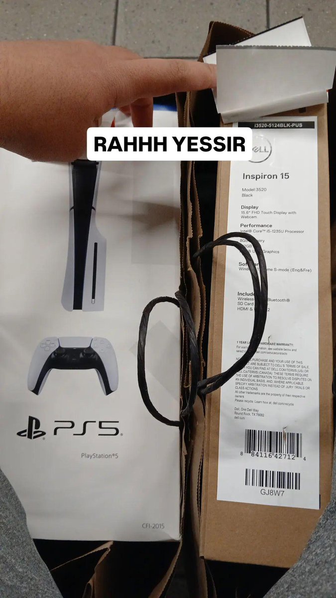 JustJayden0's tweet photo. I haven't posted in a minute.... BUT WE GOT THE PS5 AND SOME GAMES 🙂‍↕️ https://t.co/mT8Y90kKQb