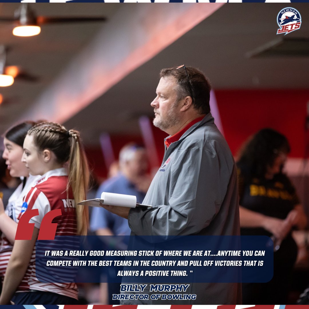 Hear more from the Director of Bowling, Billy Murphy, on this week's episode of The Jetcast! 

#JetPower✈️x <a href="/NewmanJetsWBWL/">Newman Women’s Bowling</a> | <a href="/NewmanJetsMBWL/">Newman Jets Men’s Bowling</a>