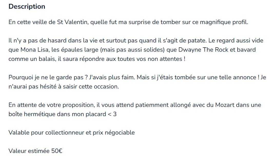 Aaaah j'aurais bien acheter mais gout oignon roti faut aller se faire foutre