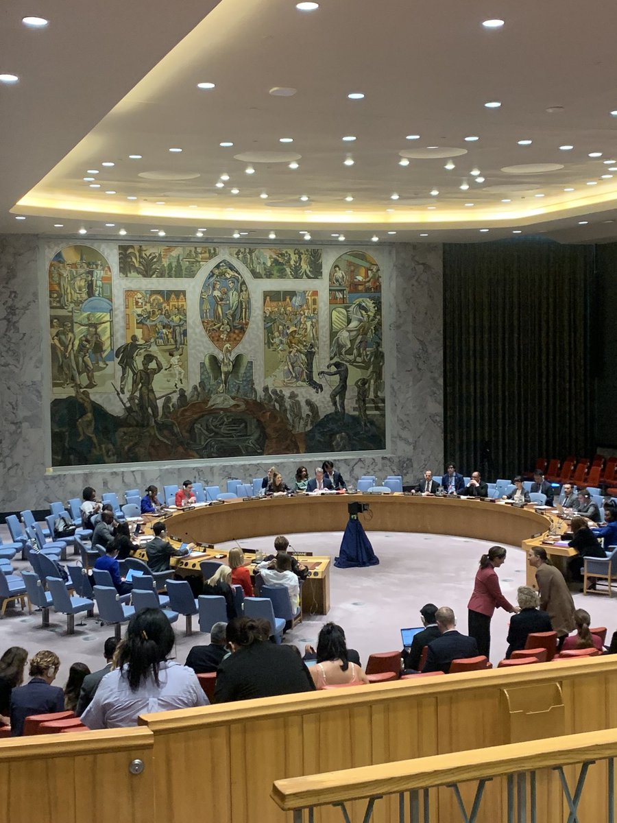 Coming to you live from the #UNSecurityCouncil 🇺🇳 for the #WomenPeaceSecurity Open Debate in light of the 2️⃣ 4️⃣ th anniversary of #UNSCR1325

Follow along with <a href="/gnwp_gnwp/">Global Network of Women Peacebuilders (GNWP)</a> statement-by-statement below! 👇