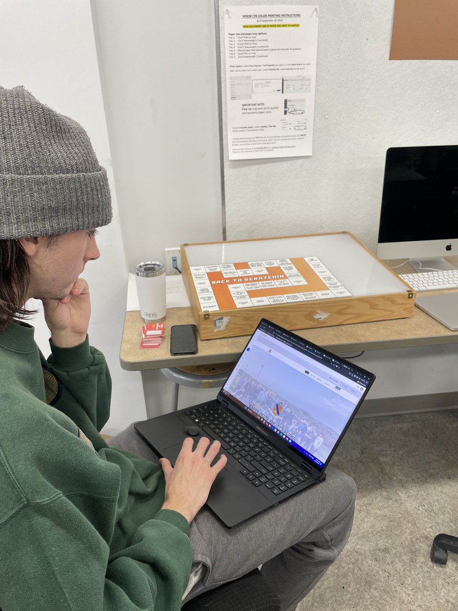 🎮✨ More new games in progress! Professor Ames' Game Design students are hard at work developing and playtesting their latest prototypes. From unique mechanics to creative themes, their innovative ideas are taking shape! Stay tuned for what's next. 💡🎲 #GameDesign #BobbyMo