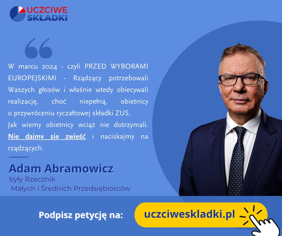 ❗Polski Ład można naprawić❗
✅𝗧𝗢 𝗢𝗦𝗧𝗔𝗧𝗡𝗜 𝗠𝗢𝗠𝗘𝗡𝗧.

✅Firmy przed Polskim Ładem: konkurencyjne, rosnące.
❌Firmy po Polskim Ładzie: słabsze, zawieszające działalność.

🫵Teraz Twoja kolej! Zdecyduj, które rozwiązanie wybierasz❗

1/2