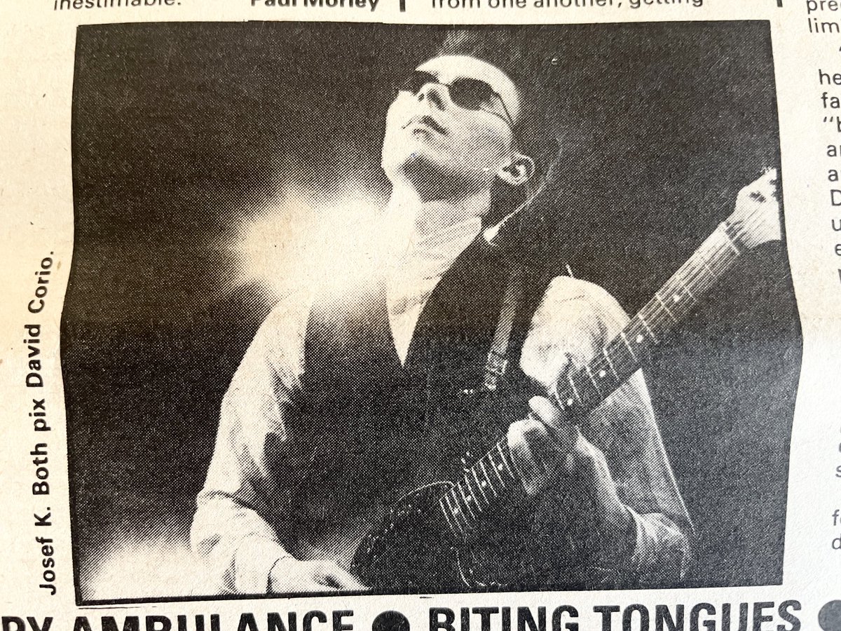 Orange Juice, Josef K, Blue Orchids, Basement 5, Dislocation Dance, The Passage, Crispy Ambulance, Biting Tongues, Redbeat.
ICA Rock Week, reviewed by Paul Morley, Barney Hoskyns.
Pics by David Corio.
New Musical Express, 10 January 1981.
@paulhaig