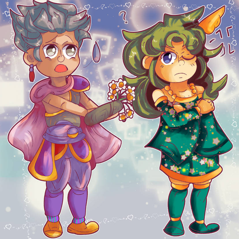 magedusted's tweet photo. Edge/Rydia fanart, yay. 🙂

( #FinalFantasy / #FinalFantasyIV ) https://t.co/eMLLmSyvPs