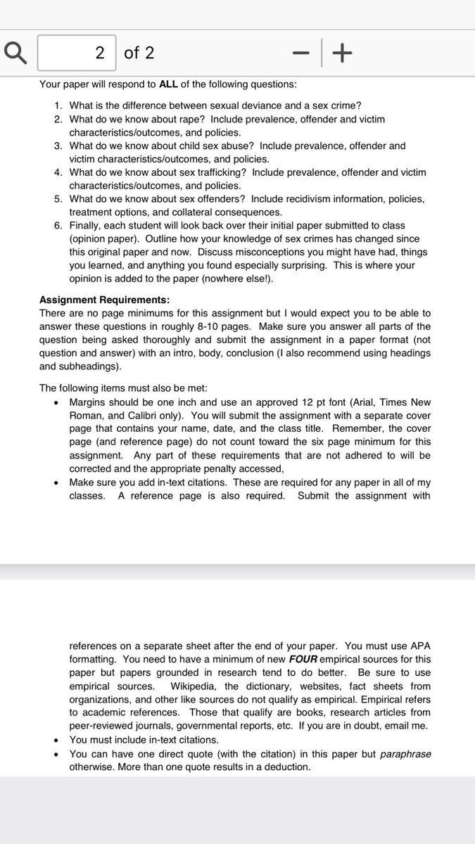 TopNotch_writes's tweet image. Do you need a paper done ASAP ?? DM me with the #prompt and I will deliver a top notch paper‼️

#qualityguaranteed💯
#wellResearched #APA #MLA 

#Prompt example #attached 

#GramFam #ASUTwitter #PVAMU #SSU