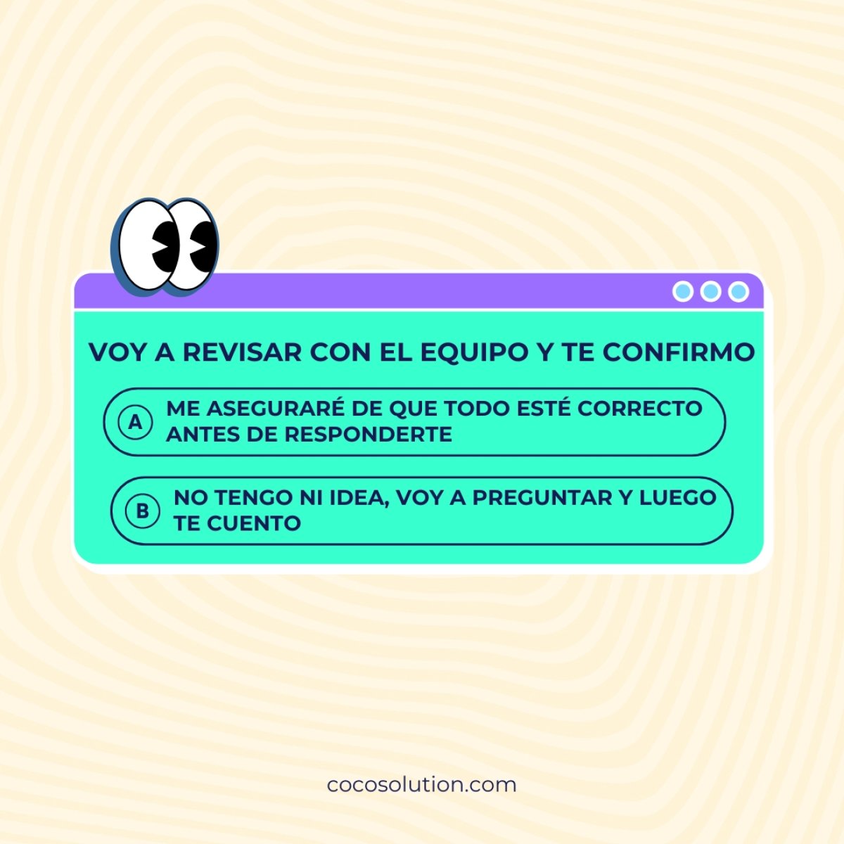 CocoSolution's tweet image. Si nos preguntan diremos que es broma (es broma) 🤜🏻🥥🤛🏻

Cuéntanos cuál es tu frase oficial y cuál sería tu frase real ✍️ ⬇️

#CocoSolution #AgenciadeMarketing #HUMOR