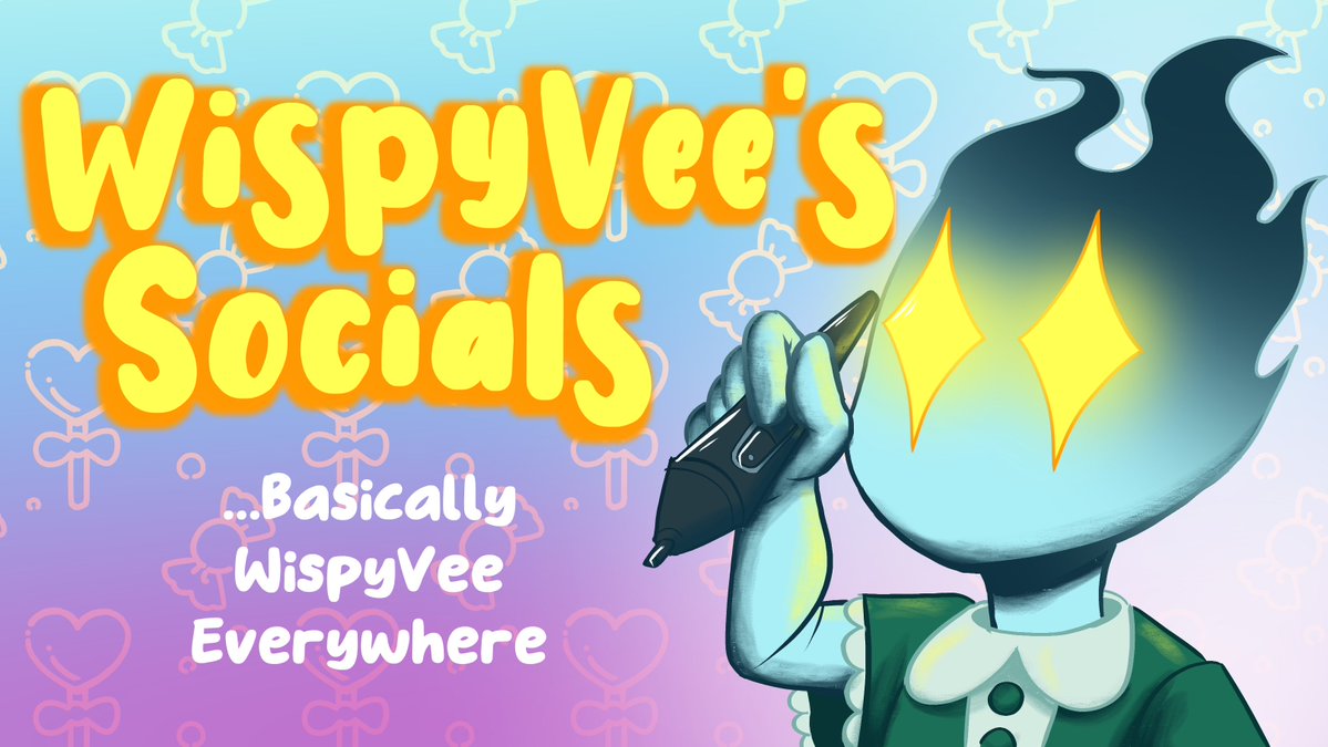 This twitter account is inactive!
Discord: WispyVee (Best place to contact me)
Linktree: linktr.ee/wispyvee