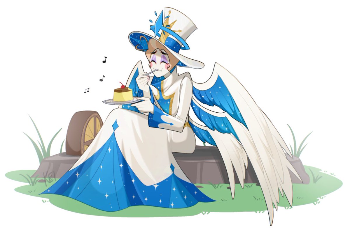 shunga_ko's tweet photo. just him eating flan https://t.co/e4kNNtTTcB