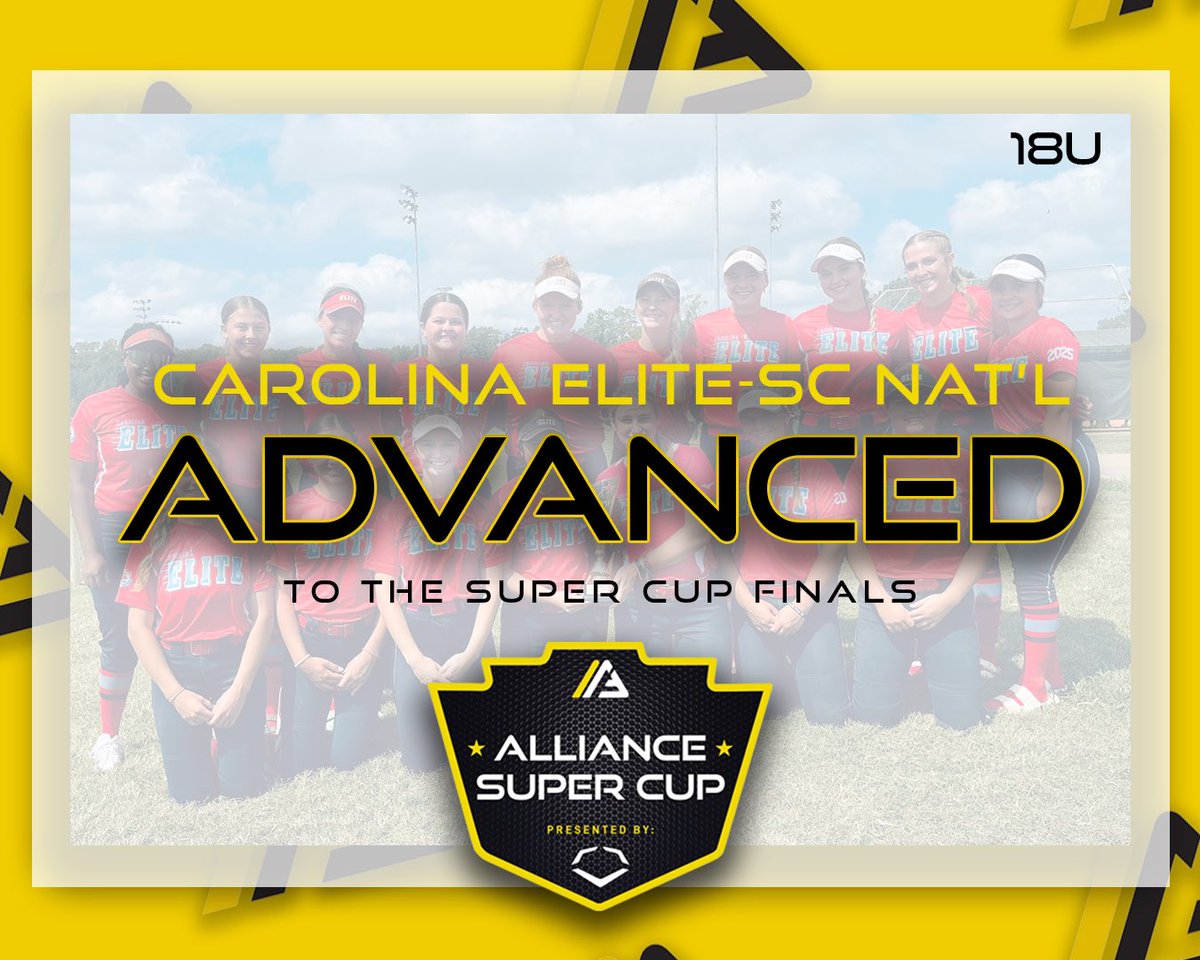 thealliancefp's tweet image. 👀 Teams advancing to the Alliance Super Cup Finals presented by @evoshield 

The next qualifying round is this weekend in Plano, TX hosted by @prospectwiresb

@CFLfastpitch @NWFLFastpitch @ACFLfastpitch 

#thealliancefastpitch #SuperCup #EvoShield #softballplayer