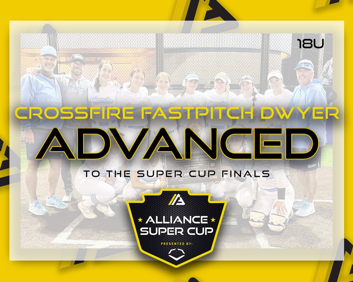 thealliancefp's tweet image. 👀 Teams advancing to the Alliance Super Cup Finals presented by @evoshield 

The next qualifying round is this weekend in Plano, TX hosted by @prospectwiresb

@CFLfastpitch @NWFLFastpitch @ACFLfastpitch 

#thealliancefastpitch #SuperCup #EvoShield #softballplayer