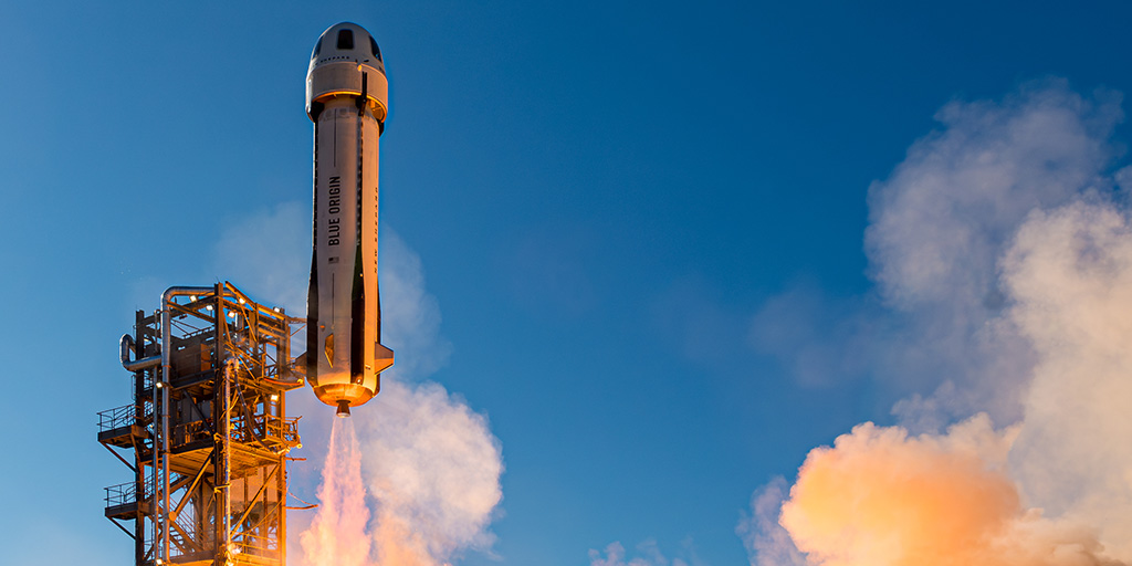 #ICYMI: We completed the #NS27 mission yesterday, debuting the second human-rated vehicle for the #NewShepard program. 📷Check out photos from liftoff to landing in our gallery: bit.ly/4hhEUcm