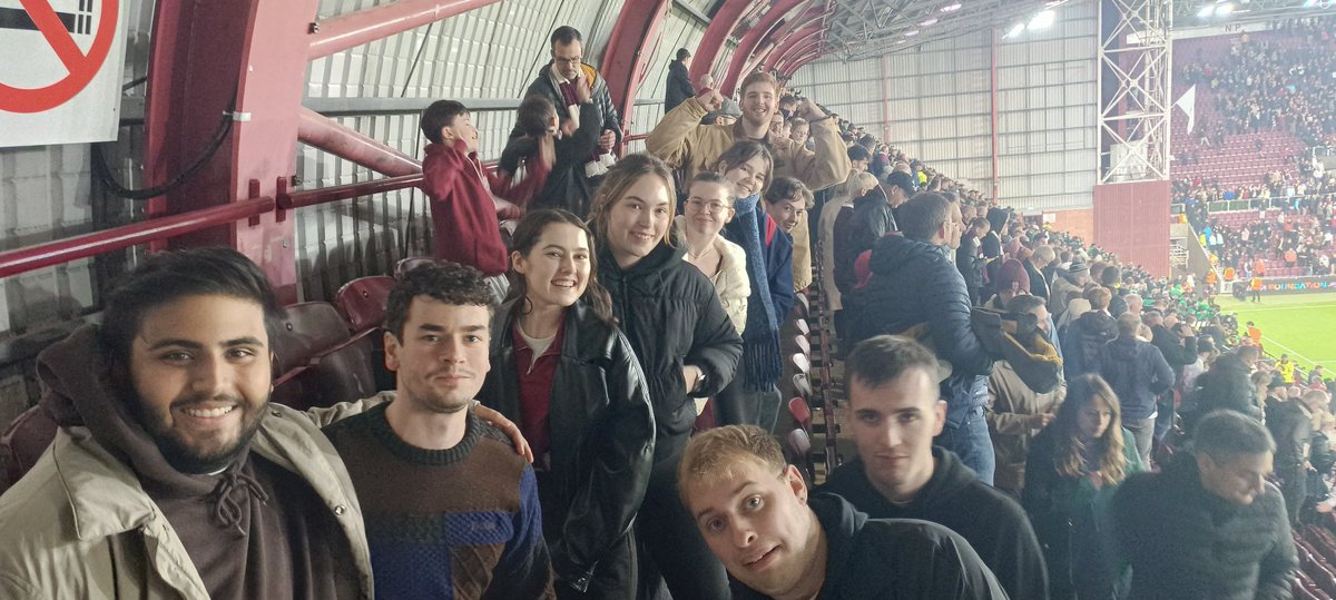 Acting & Performance @ QMU (@qmuacting) on Twitter photo Research trip to Tynecastle tonight for some of the <a href="/QMUniversity/">QueenMargaretUni</a> Cast of the shows <a href="/JamTarts/">Heart of Midlothian FC</a> in November with <a href="/TwoHalvesProd/">Two Halves Productions</a>. 👏🏻👏🏻👏🏻 Research trip to Tynecastle tonight for some of the <a href="/QMUniversity/">QueenMargaretUni</a> Cast of the shows <a href="/JamTarts/">Heart of Midlothian FC</a> in November with <a href="/TwoHalvesProd/">Two Halves Productions</a>. 👏🏻👏🏻👏🏻