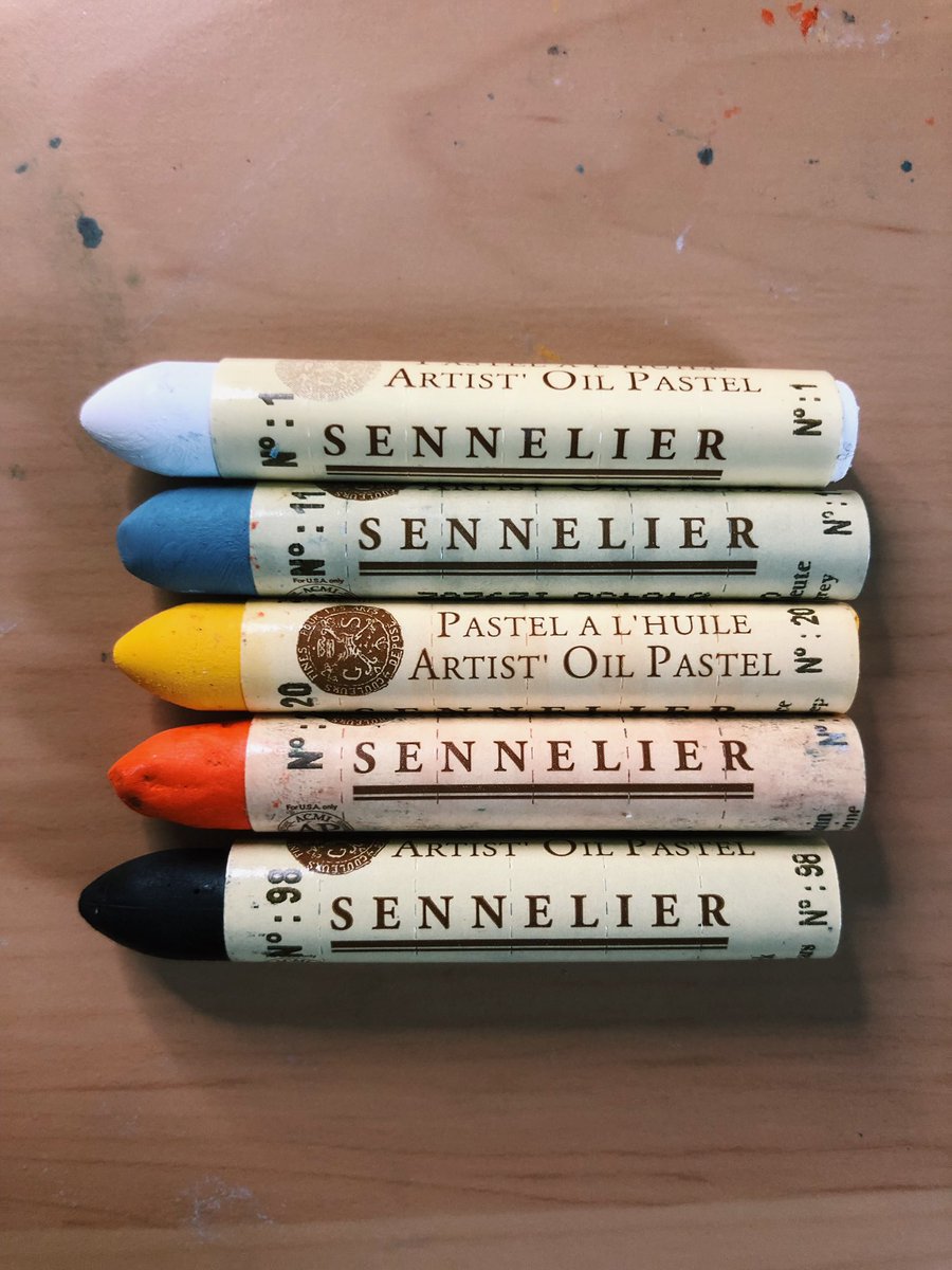 The painting                        The palette