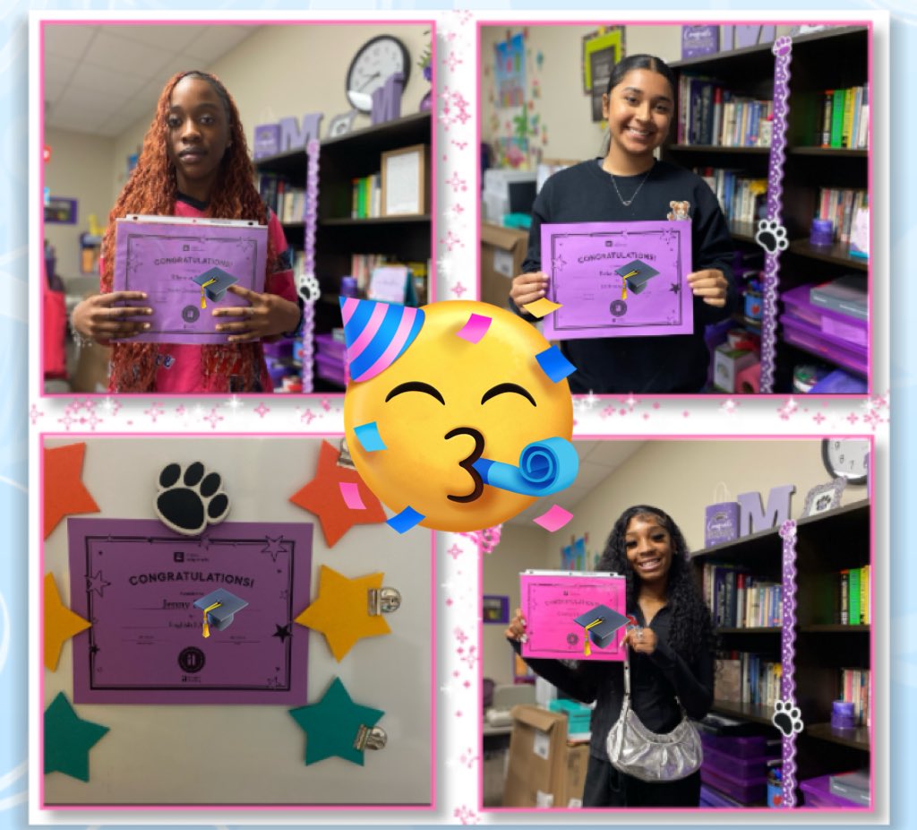 RPHS_OLAB's tweet photo. On #ThoughtfulThursday let’s remember to be #Thankful especially when life throws you lemons🍋…make lemonade, but in #OLAB 💻earn 🎓credits! Congratulations to Rhema, Briana, Jenny, Charity, Juan, Helder, Savannah, and Ivan! 🥳👏🏼 #DoMoreIn24 @RGAPMobileLive @ImagineLearning https://t.co/a4RdBoHVrv