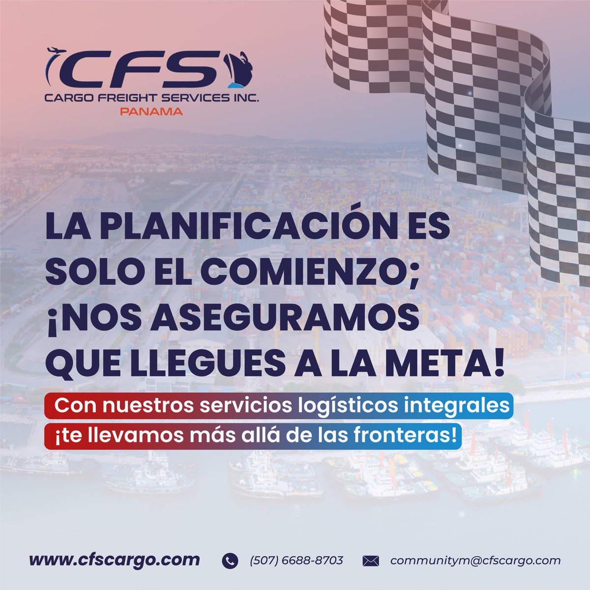 cfspanama's tweet photo. 📦We help you fulfill your planning and position your business in your target markets. We simplify the process with our FCL and LCL freight services, warehousing, palletizing, continuous tracking, and support throughout the entire process✨🌏

#logistics #freightforwarder https://t.co/ERfbvTIY3W