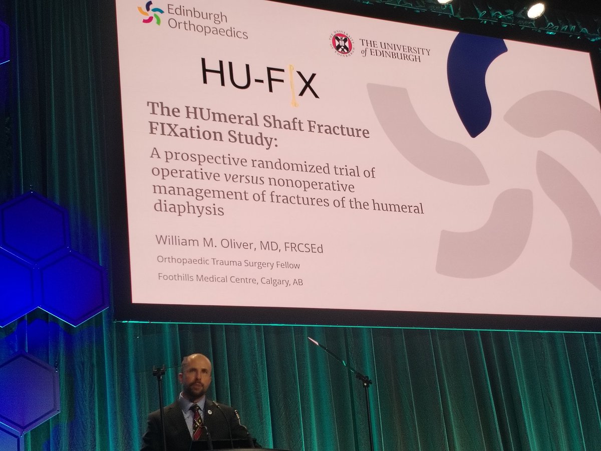 Chris Bretherton (@brethertonc) on Twitter photo Great to hear from <a href="/OrthoOliver/">Will Oliver</a> at <a href="/otatrauma/">OTA</a> #OTA2024. <a href="/EdinOrthopaedic/">Edinburgh Orthopaedics</a> 👏
Humeral shaft fractures - with operative mx better function at 3 months but not at 12 months. Increased risk of complications with 🔪
Good points to help shared decison making with pts! Great to hear from <a href="/OrthoOliver/">Will Oliver</a> at <a href="/otatrauma/">OTA</a> #OTA2024. <a href="/EdinOrthopaedic/">Edinburgh Orthopaedics</a> 👏
Humeral shaft fractures - with operative mx better function at 3 months but not at 12 months. Increased risk of complications with 🔪
Good points to help shared decison making with pts!