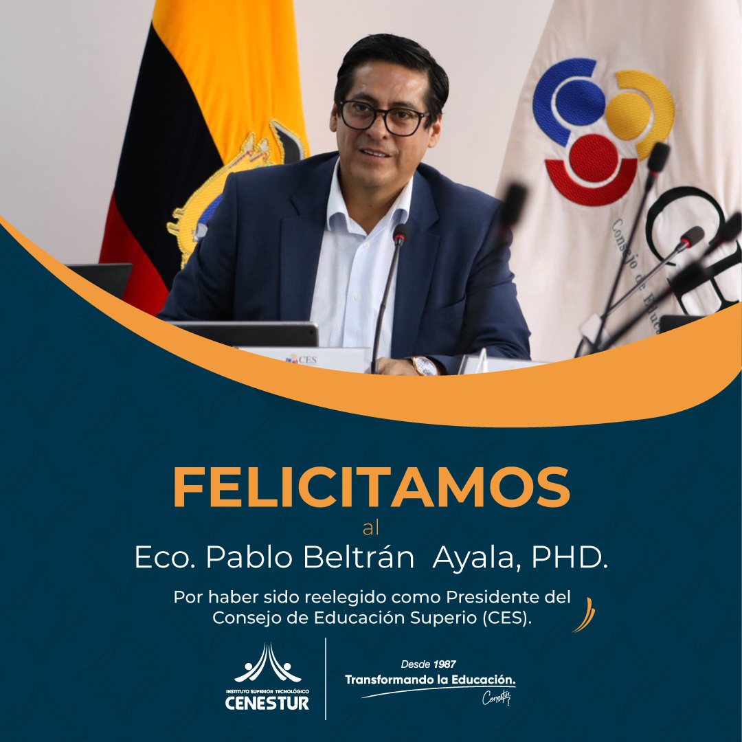 Instituto CENESTUR (@cenestur_ec) on Twitter photo Felicitamos a <a href="/PabloBeltran_A/">Pablo Beltrán Ayala</a>, PHD.
Este es el reflejo de un gran trabajo realizado para mejorar la calidad de la educación en el Ecuador, fortaleciendo la educación técnica y tecnológica.
#CES #Senescyt #CACES #Cenestur Felicitamos a <a href="/PabloBeltran_A/">Pablo Beltrán Ayala</a>, PHD.
Este es el reflejo de un gran trabajo realizado para mejorar la calidad de la educación en el Ecuador, fortaleciendo la educación técnica y tecnológica.
#CES #Senescyt #CACES #Cenestur