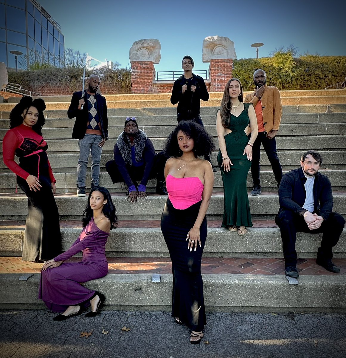 anew_abnormal's tweet photo. Cast and series creator, @anabnormalmofo, of The Abnormals and Poltergeist Hall linked for a special photoshoot this past weekend, and we can’t wait for you all to see the slick, sexy spookiness we came up with! https://t.co/KwhkX9TjXa