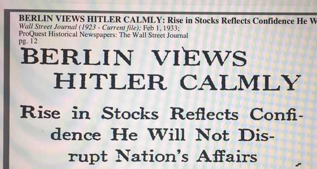 ThickBrowsMcGee's tweet photo. @brianbeutler Not the first time our major news outlets have failed the world when facing an existential threat. https://t.co/h4YB0Volcm