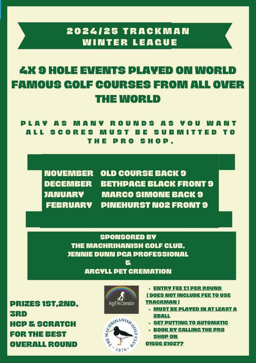 The Machrihanish Golf Club Professional Shop tweet media