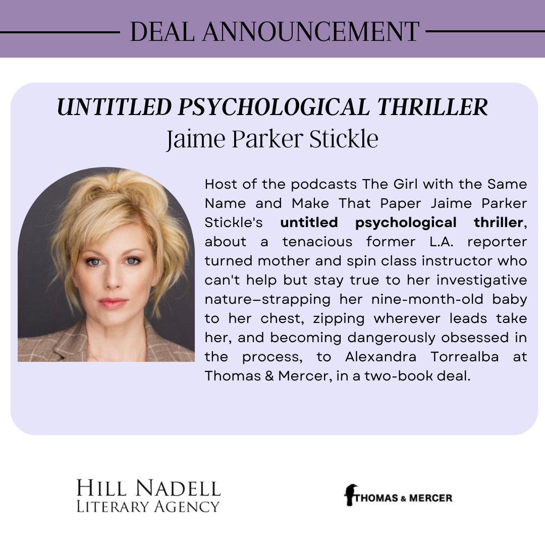 Hill Nadell Literary Agency tweet media