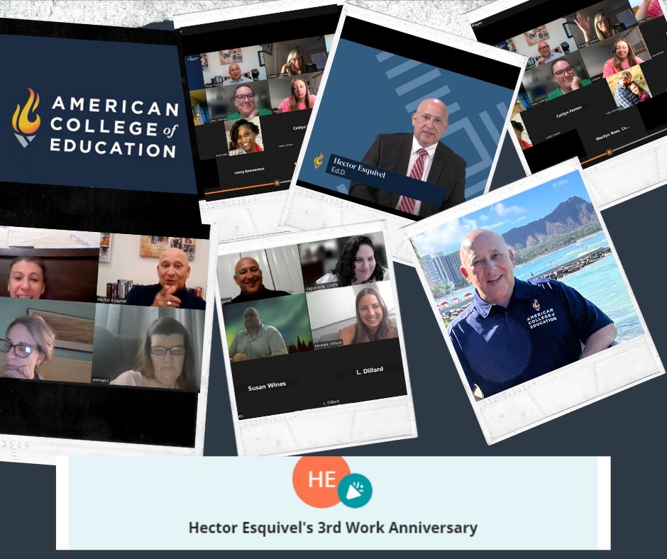 Hard to believe that this month marks 3 years since I joined the facultly at American College of Education! Looking forward to continuing to inspire our next generation of school leaders at ACE.