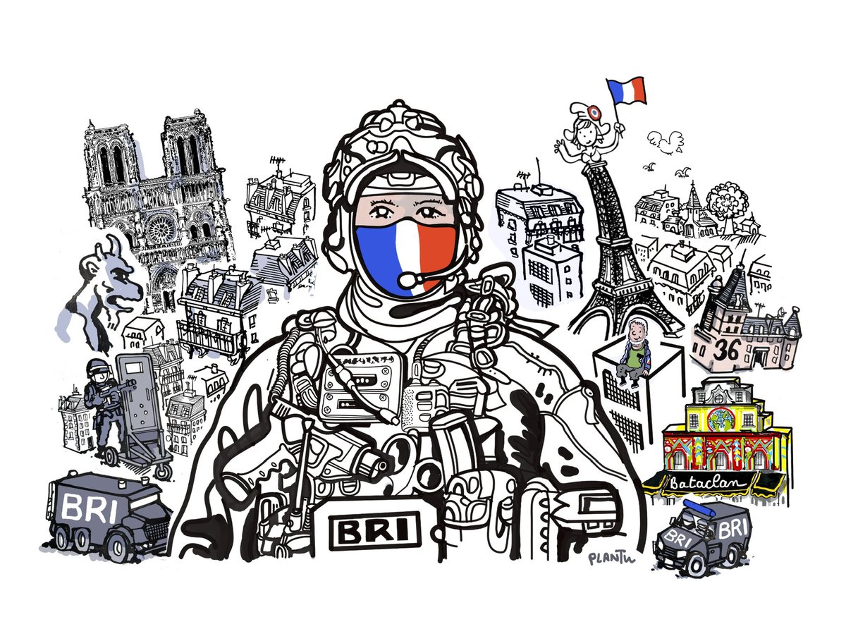 La BRI: Connue pour son action héroïque au Bataclan et ses luttes quotidiennes contre les prises d'otages et les attentats terroristes, la Brigade de Recherche et d'Intervention (BRI), unité d'élite de la police française, célèbre ses 60 ans d'existence.