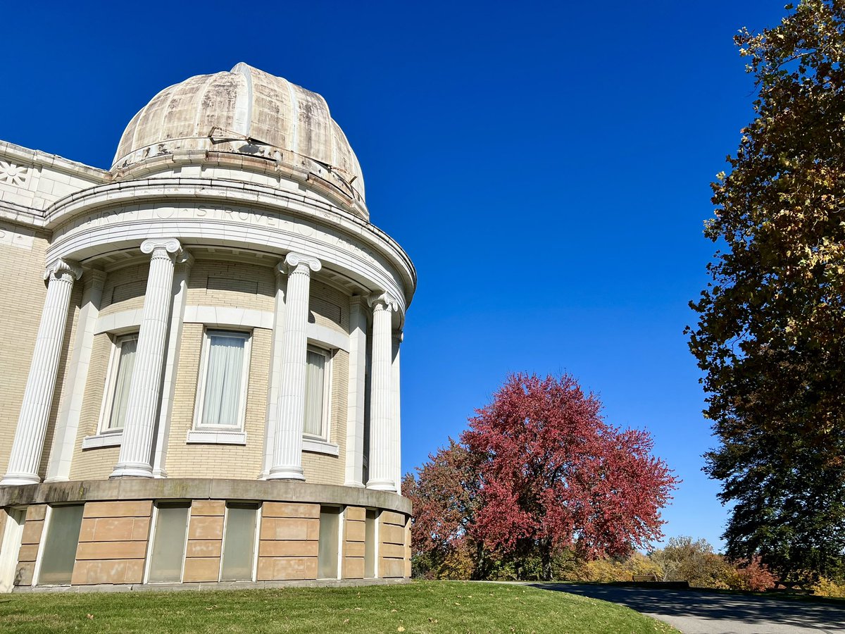 ambrosejen's tweet image. Stunning day out at the Allegheny Observatory