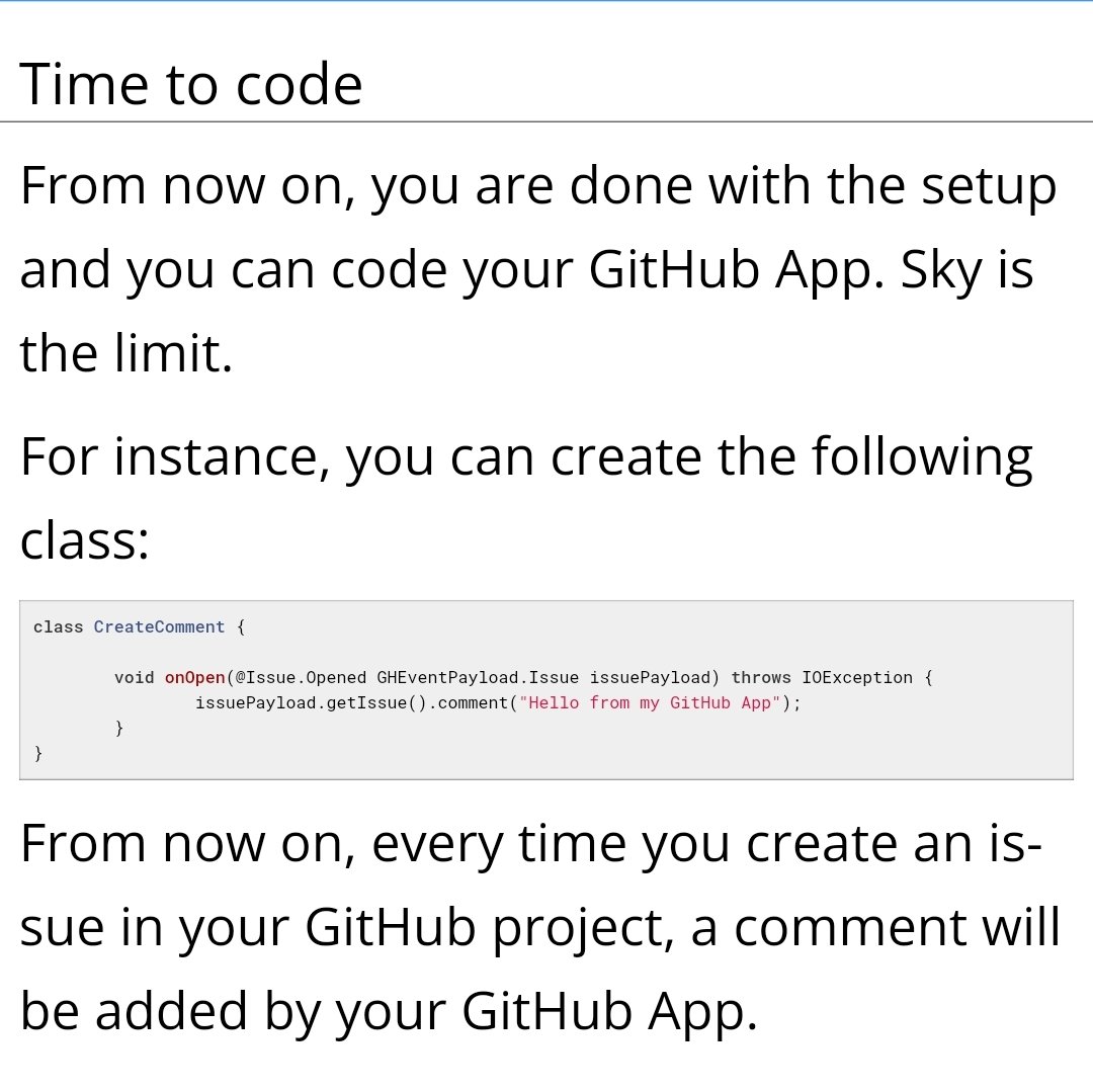 .<a href="/QuarkusIO/">Quarkus</a> GitHub App library looks so sleek it makes me want to write a GitHub app just not sure what it would do 😅

docs.quarkiverse.io/quarkus-github…