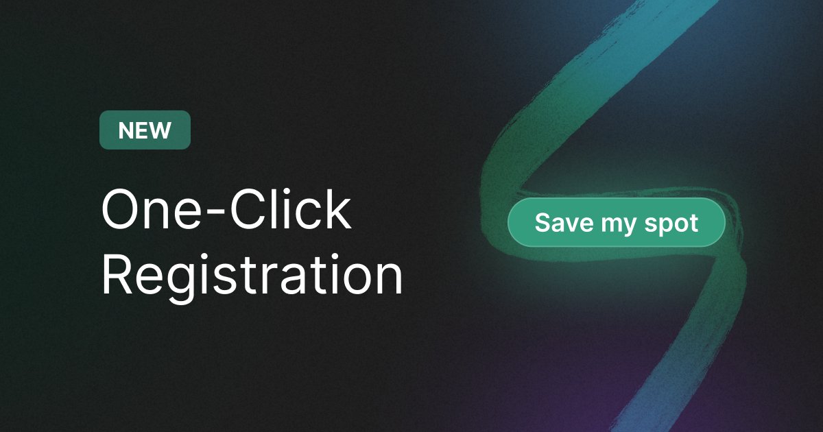 One unique feature of Crowdcast was the requirement for attendees to verify their email before registering for your events. This ensured that every registrant was a real person with a verified email, helping to prevent spam. However, this extra step sometimes led to users