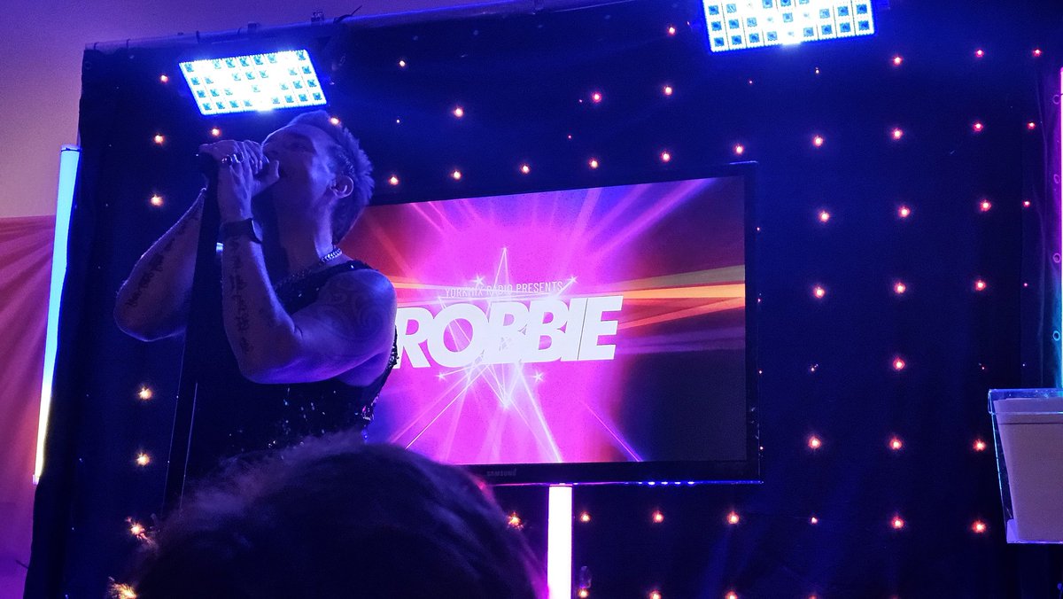 I had to double take when we had 'Robbie' come out on stage this evening celebrating local business!... <a href="/theyorkmix/">YorkMix</a>
