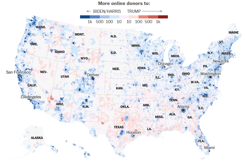 None of these "analysts" are asking: What is driving the record turnout among Republicans? None of them seem to consider that many of these Republicans aren't showing up for Trump, but they are motivated by VP Harris. Not all of these donations are coming from Democrats.