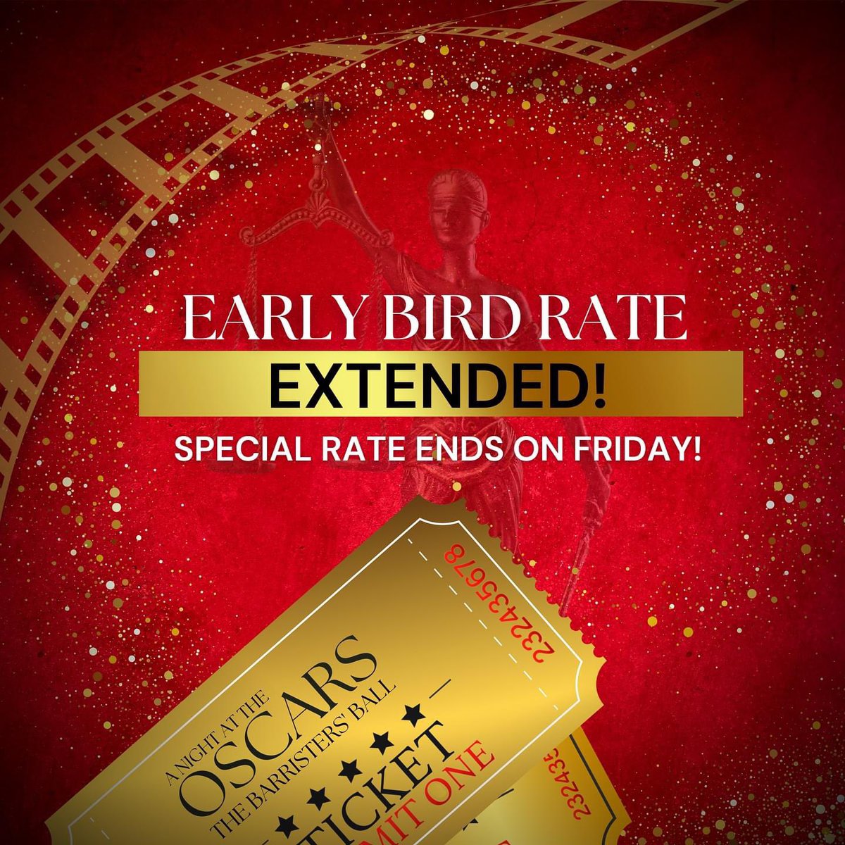 benfjones's tweet photo. Early bird sales extended! 🚨 You now have until tomorrow at 6pm to grab your tickets at the special rate. This will be a sold out event! 

🎟 https://t.co/GwUTho4hy1

#BarristersBall #EarlyBirdSpecial #LastChance #NBA58 #MemphisLegalCommunity https://t.co/3UKkP03uTG