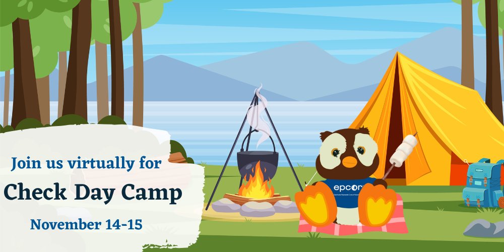 EPCORPymntsNews's tweet image. 🏕️ Join us November 14-15 for our Virtual Check Day Camp! Perfect for professionals new to the #checksystem, those considering becoming an #NCP and anyone who needs a refresher. We will dive into #checkrules, exception handling and more!

➡️Learn more: zurl.co/Lx5i