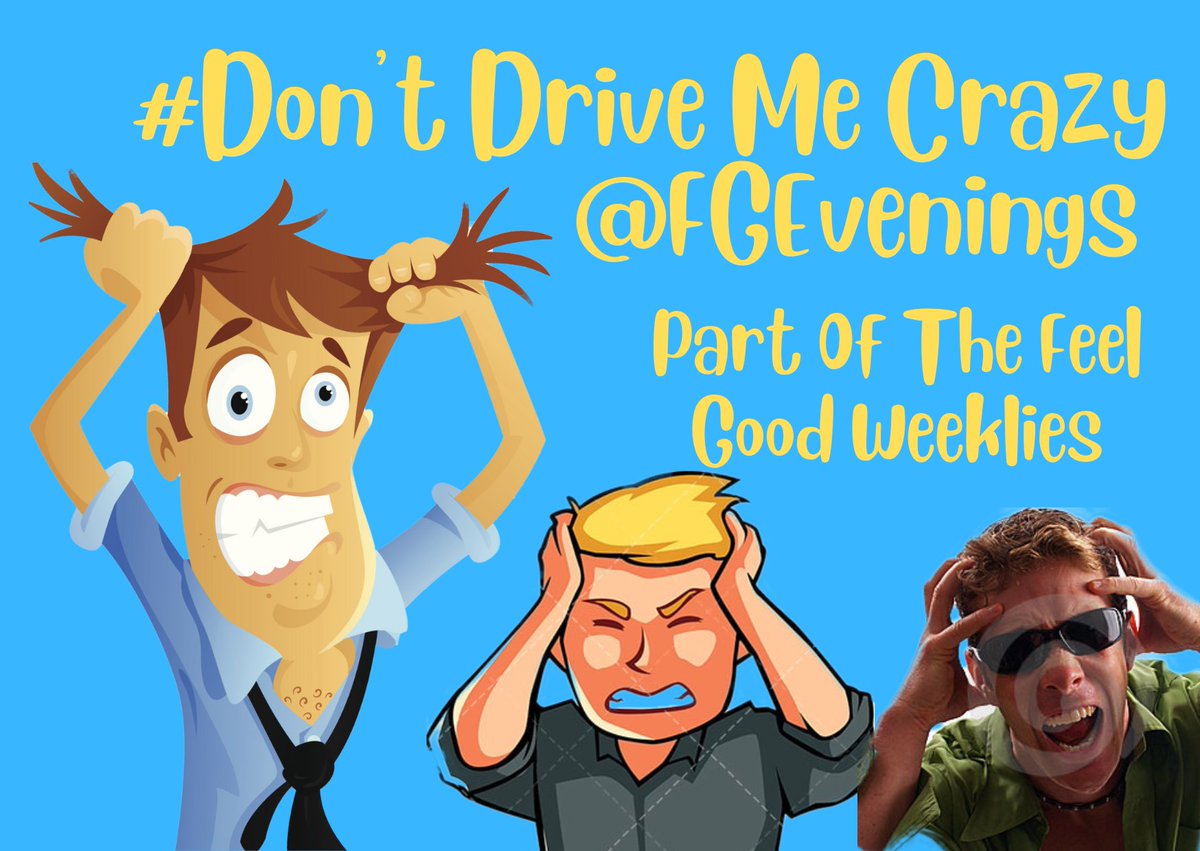 FGEvenings's tweet photo. Today The @FGEvenings Wonder About Driving Crazy On This #NationalCrazyDay !
Time For Feel Good Fun To Brighten Up Your Thursday!
Be Part Of The Feel Good Weeklies And Join Your Host @tweetfeelsgood NOW And Play:
#DontDriveMeCrazy https://t.co/pApoyHZIMV