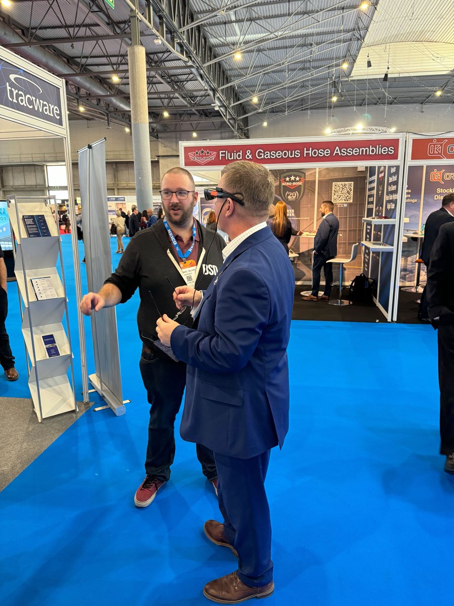 CMDannCA's tweet image. This week has been crazy, we launched our new company AeroSPX (aerospx.com) at MRO Europe in Barcelona to a fantastic reception! We are gearing up to bring AI and XR to the aerospace sector for maintenance and servicing operations!
