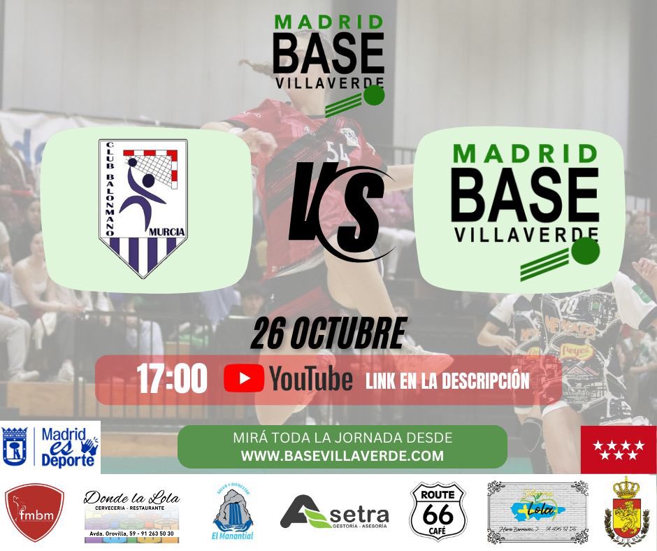 6ª jornada este sábado para nuestros equipos nacionales. El 1ª NM afronta el derbi frente a <a href="/clubdmaravillas/">Club Deportivo Maravillas</a> con la resaca de los 2 puntos obtenidos en Mijas. Y el DHPF viaja a Murcia a intentar confirmar frente a <a href="/UCAMBalonmano/">UCAM Balonmano</a>  la racha de las ultimas jornadas. Mucha suerte 💪