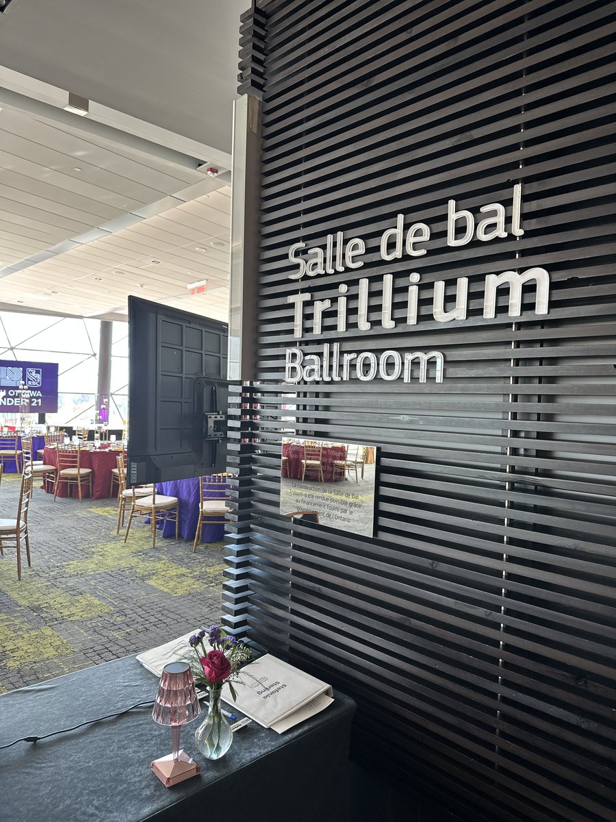 Set up is underway for the <a href="/RBC/">RBC</a> 21 Under 21 Awards! We can't wait to welcome everyone tonight as we celebrate Ottawa’s incredible young leaders!

A big thank you to our presenting sponsor <a href="/RBC/">RBC</a> for supporting these awards for the 8th consecutive year.