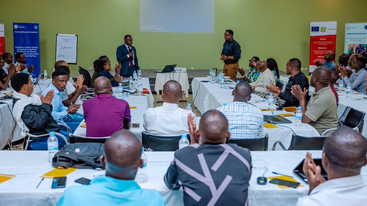 Ministry of Youth and Arts | Rwanda (@rwandayoutharts) on Twitter photo Uyu munsi, Minisitiri <a href="/jnabdallah/">UTUMATWISHIMA</a> ari kumwe n’Umunyamabanga Nshingwabikorwa wa <a href="/RwandaYouth/">Rwanda Youth Council</a>, <a href="/NgaboBrave/">Ngabo Brave Olivier, DMS</a>, batangije inama mpuzabikorwa y’iminsi ibiri, igaragarizwamo ibyavuye mu isuzuma ry’imihigo y’Inama y’Igihugu y’Urubyiruko. Uyu munsi, Minisitiri <a href="/jnabdallah/">UTUMATWISHIMA</a> ari kumwe n’Umunyamabanga Nshingwabikorwa wa <a href="/RwandaYouth/">Rwanda Youth Council</a>, <a href="/NgaboBrave/">Ngabo Brave Olivier, DMS</a>, batangije inama mpuzabikorwa y’iminsi ibiri, igaragarizwamo ibyavuye mu isuzuma ry’imihigo y’Inama y’Igihugu y’Urubyiruko.