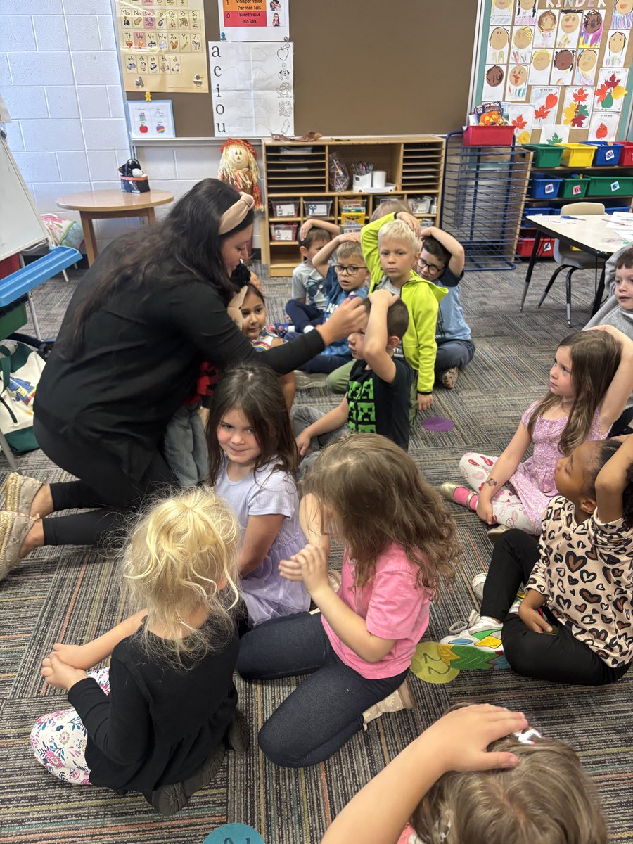 We learned about mindfulness at Dinosaur School today 🦖 ! <a href="/LibertyLeopard/">Liberty Leopards</a> <a href="/wcsdistrict/">Worthington Schools</a> <a href="/StVincentFamily/">St. Vincent Family</a> #ItsWorthIt