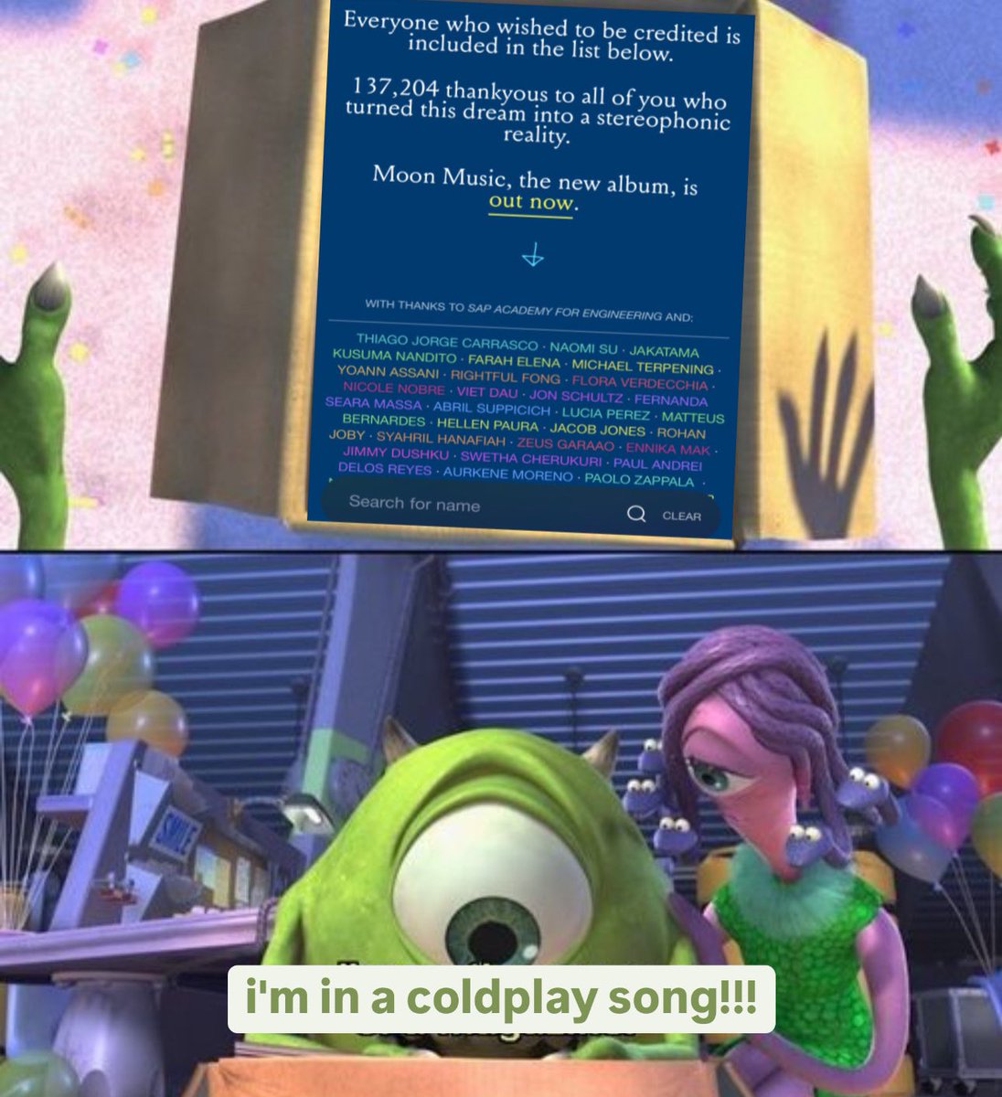 myloxylotwo's tweet photo. coldplayers right now: https://t.co/2kkuZ08AYh
