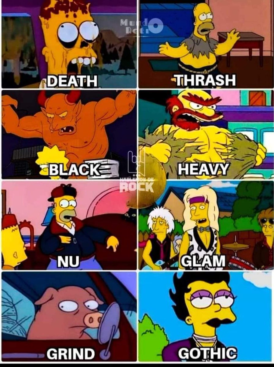 Simpsons + metal = 🤤