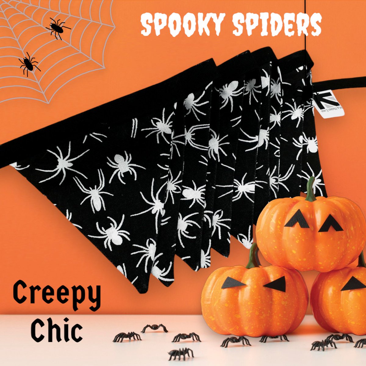 misheleneous's tweet image. #mhhsbd #howloween #earlybiz

Heidi's Spiders from Ma....nchester! 🕷 Get Spooky Season sass in a gothic print dog bandana 🕸

And match your Haunted House to your Hell Hound with coordinating bunting, for Creepy Crypt Chic 🕸
Shop Etsy  ⬇️

#halloween2024
