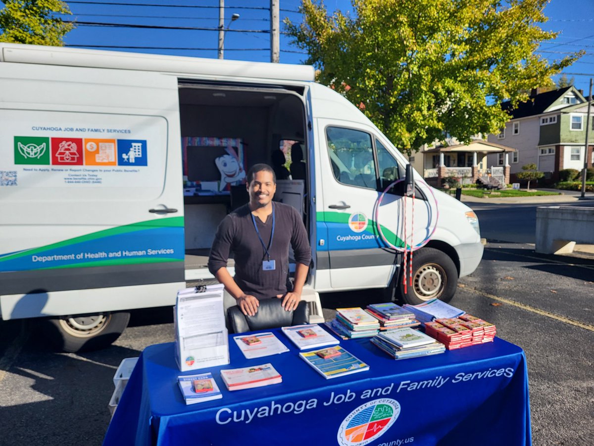 Cuyahoga JFS (CJFS) (@cjfsoutreach) on Twitter photo We are <a href="/metrohealthCLE/">MetroHealth</a> Buckeye Health Center on East 116 NOW until 6 PM for Truck and Treat.
See us for fun and resources! We are <a href="/metrohealthCLE/">MetroHealth</a> Buckeye Health Center on East 116 NOW until 6 PM for Truck and Treat.
See us for fun and resources!